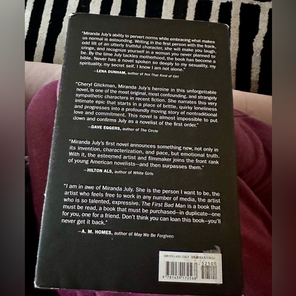The First Bad Man, novel by artist, writer, director, Miranda July Hard cover - Picture 2 of 4